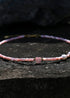 Boho Necklace, Seed Bead Choker, Pearl Heart